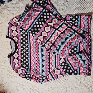 Cuddl Duds girls large baselayer set